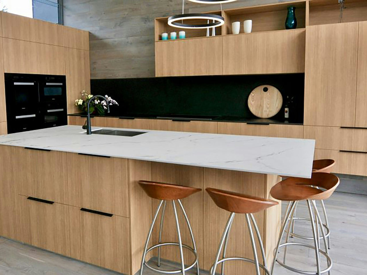 modern cut and edge kitchen